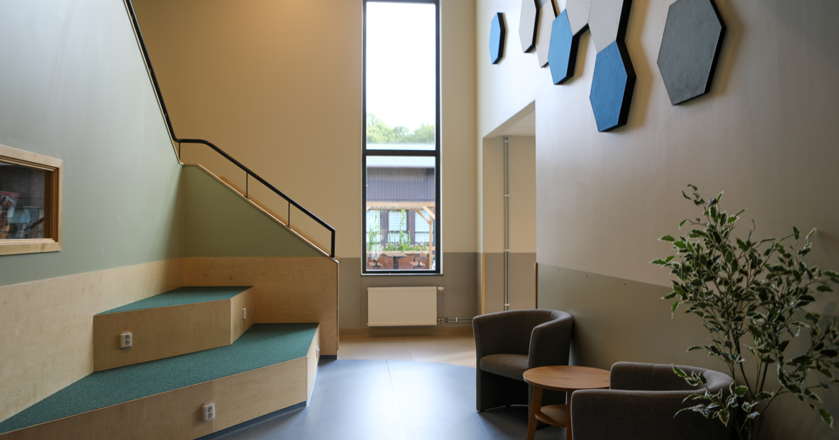 Yta på Tomaslundsskolan.