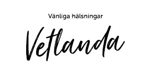 Logotyp Vänliga hälsningar Vetlanda