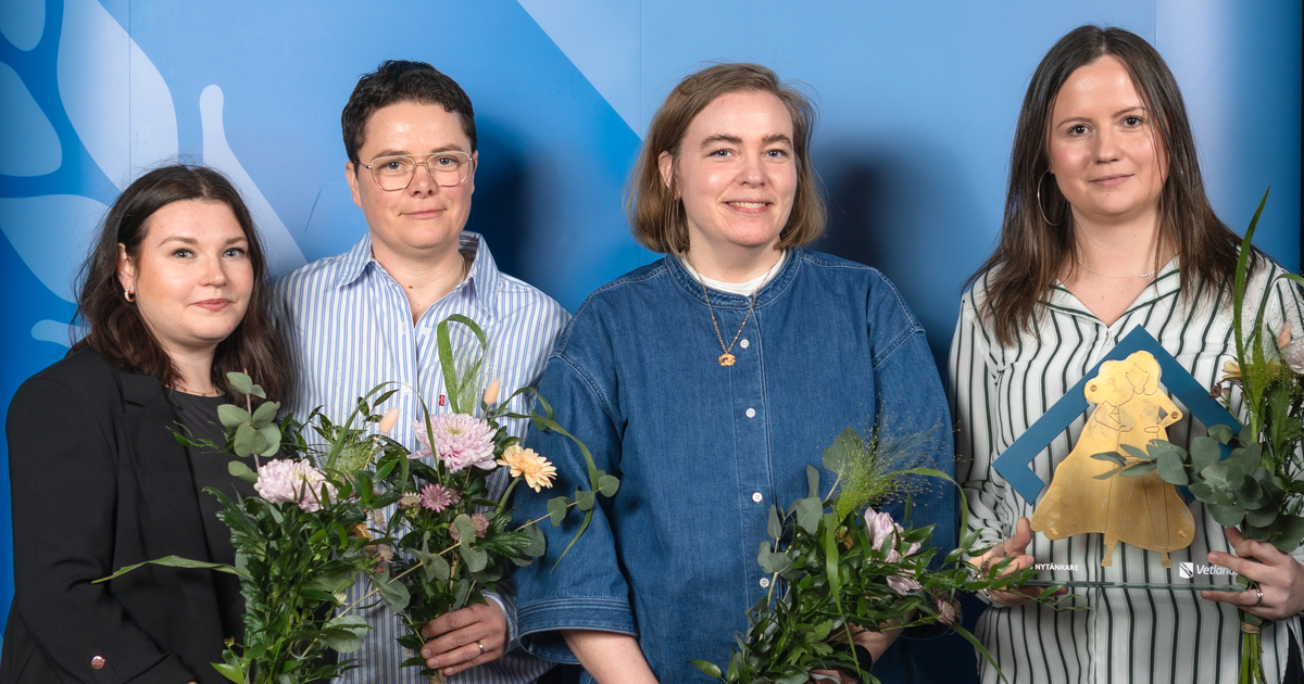 Frida Sköld, Anna Rydén, Hanna Sundbom och Cecilia Elofsson 